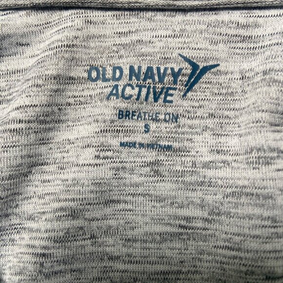 Old Navy Active Breathe ON 1/4 Zip Pullover Gray Long Sleeve Thumbholes Sz Small - Picture 2 of 7